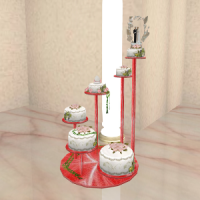 gâteaux mariage rose 4
